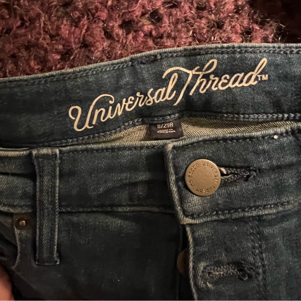 Universal Thread Button Fly Jeans